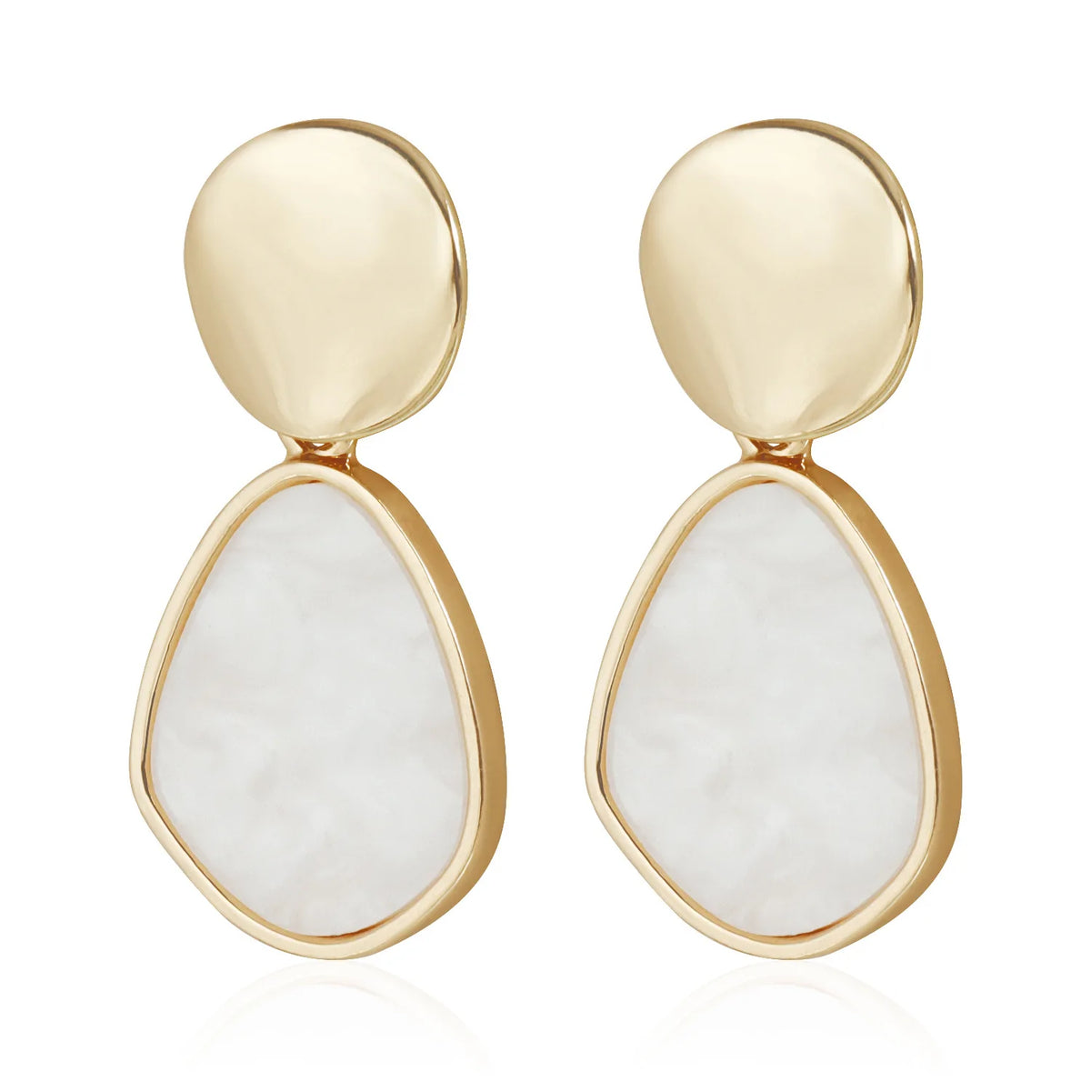 Fashion Bold Simple Minimalistic Elegant Drop Earrings for Girls Vintage Retro Glamorous Jewelry for Women Ladies Accessories