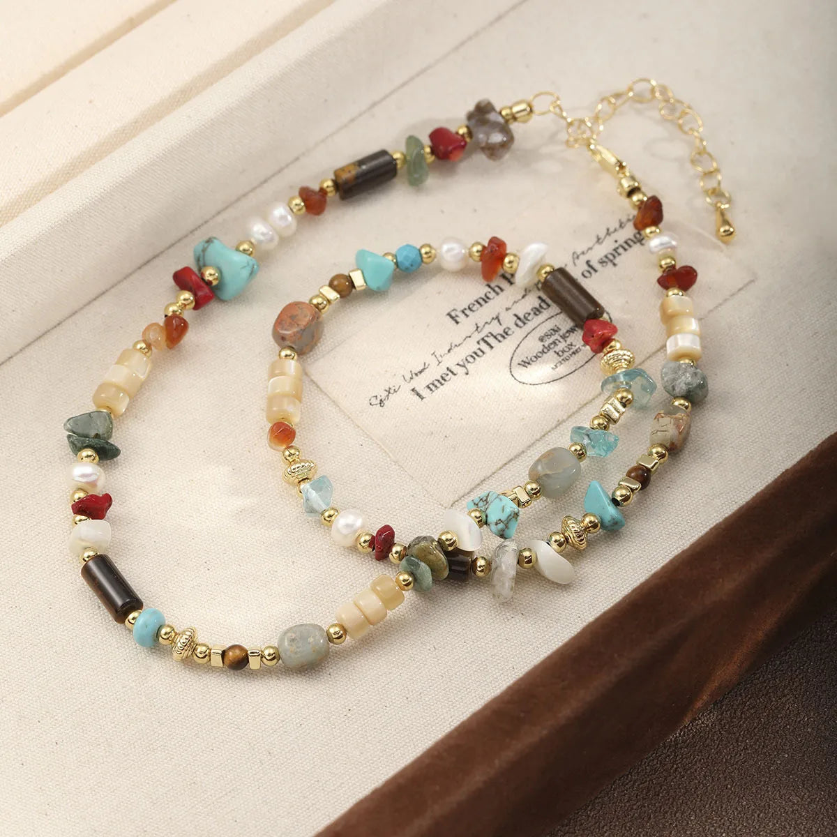 Fashion Beads Boho Trendy Necklaces for Girls Elegant Dainty Jewelry for Women Ladies Wholesale China Manufacturer Low MOQ