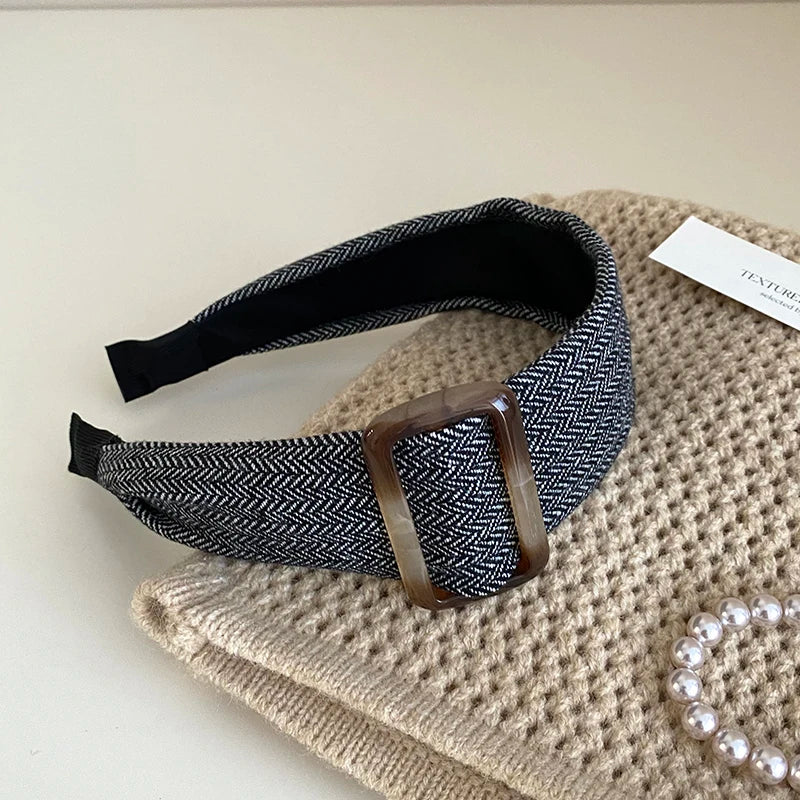 Trendy Elegant Sweet Wide Head Band for Girls Graceful French Style Hair Band for Women Ladies Hair Accessories in Stock Chic