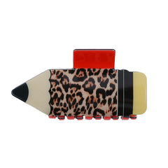 Cute Playful Pencil Shaped Hair Claw Clips for Girls Stripe Fashion Stylish Haarpange for Women Ladies Hair Accessories Trendy