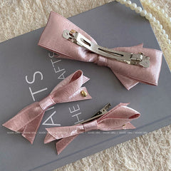 Classic Solid Color Pink Minimalistic Hair Clips for Girls Princess Style Haarspange Barrettes for Women Lady Hair Accessories