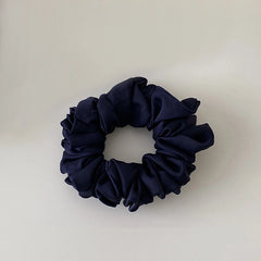 Solid Color French Vintage Hair Ties for Women Durable Elastics Scrunchies Fashionable Office Hair Accessories