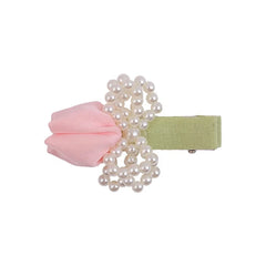 Sweet Cute Fashion Flower Hair Clips for Girls Chic Bowknot Imitation Pearl Alligator for Women Ladies Hair Accessories Princess