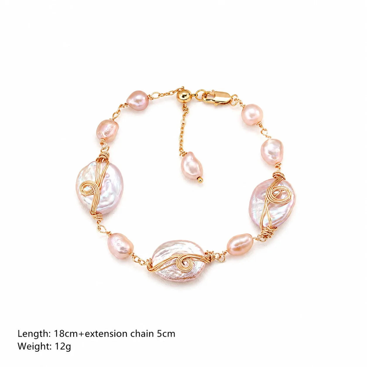 Fashion Turquoise Baroque Pearl Natural Stone Freshwater Pearl Bracelets for Girls Vintage Jewelry for Women Ladies Wholesale
