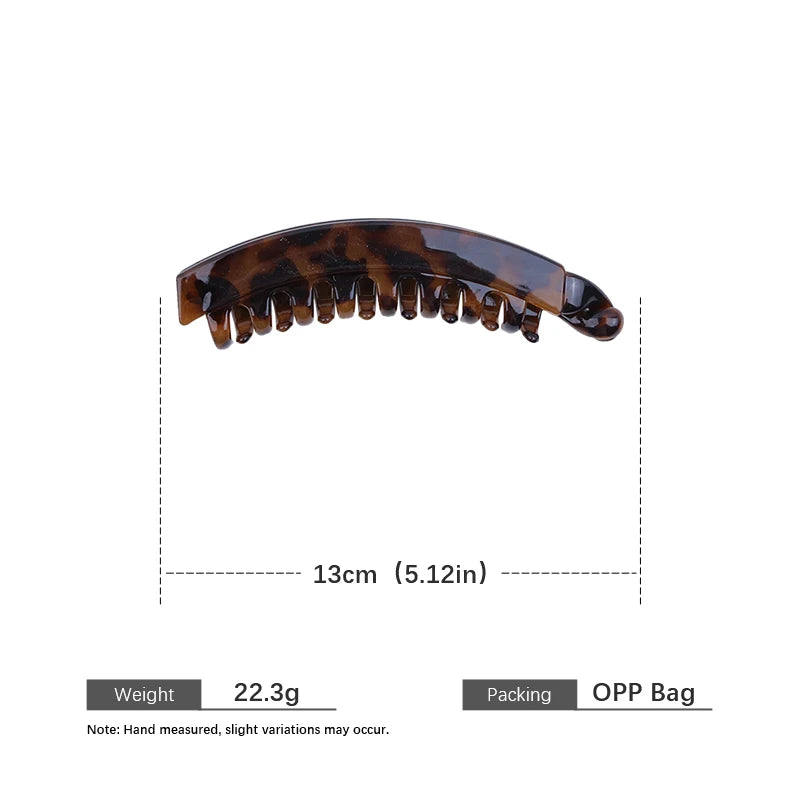 Ladies Autumn Winter Minimalistic Banana Clips Graceful Trendy Stylish Bulk Order in Stock Hair Clips Accessories for Women Use