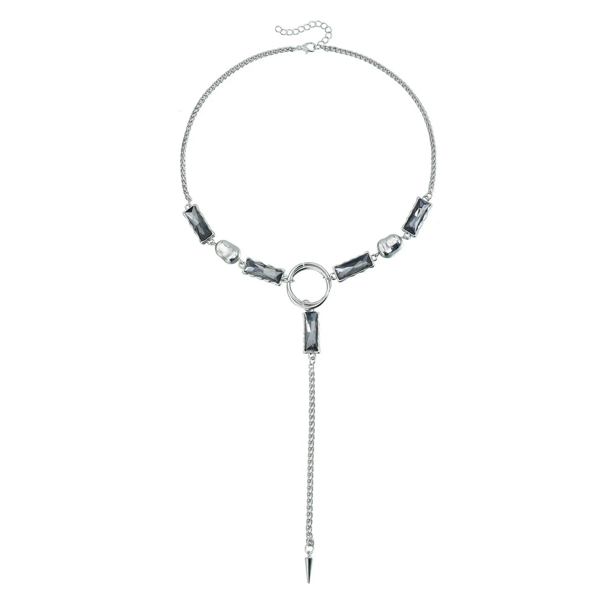 Fashion Glitter Tassel Simple Minimalistic Necklaces for Girls Elegant Glamorous Jewellry for Women Ladies Accessories Stylish