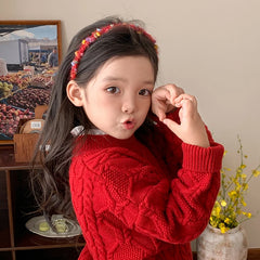 Trendy Winter Fashion Headband for Kids Sweet Elegant Hair Accessories Cute Stock for Baby Girls and Teens