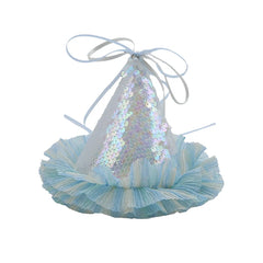 Girly Blue Glitter Lightweight Bowknot Alligator Clips Fashion Elegant Chic in Stock Hairpins Accessories for Children Birthday