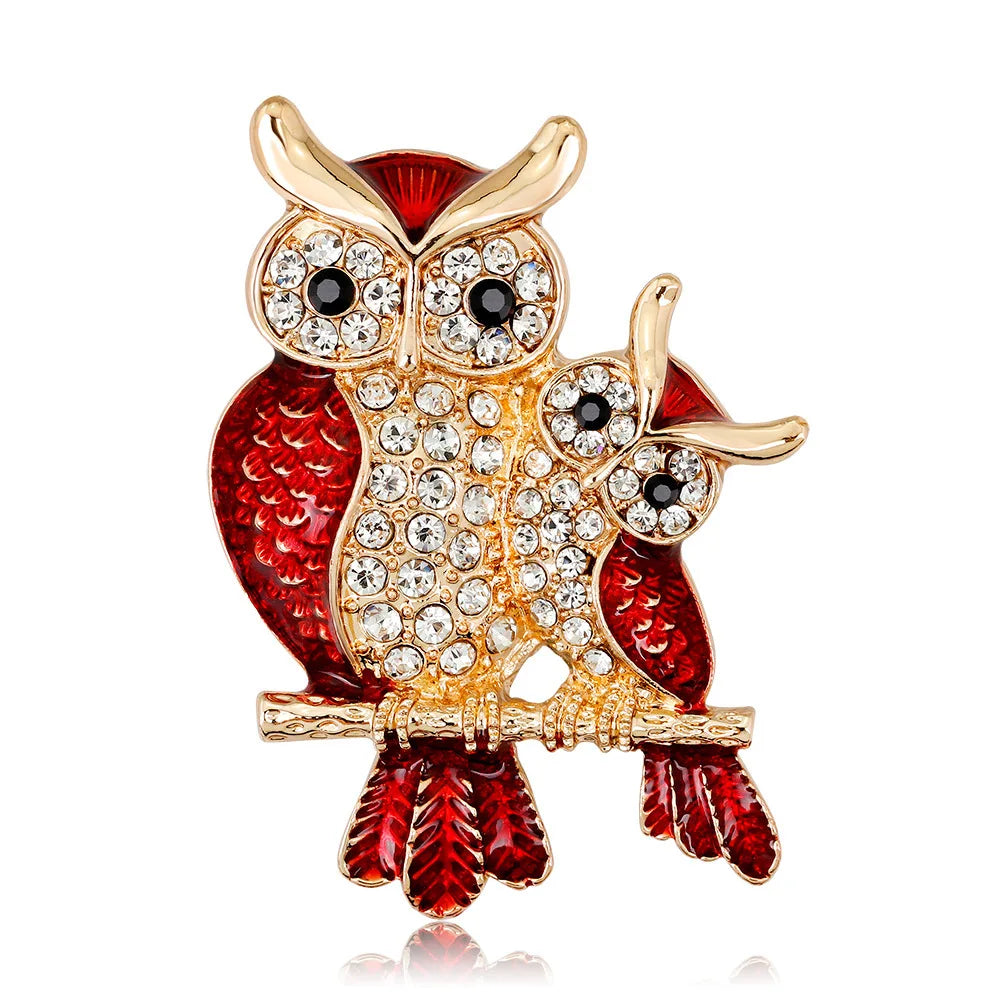 Fashion Rhinestone Glitter Elegant New Design Brooches for Girls Sweet Sparking Pins Jewelry for Women Ladies Accessories