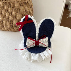 Sweet Cute Rabbit Ear Hair Clips for Baby Girls Bowknot Polka Dot Alligators for Kids Children Teens Hair Accessories in Stock