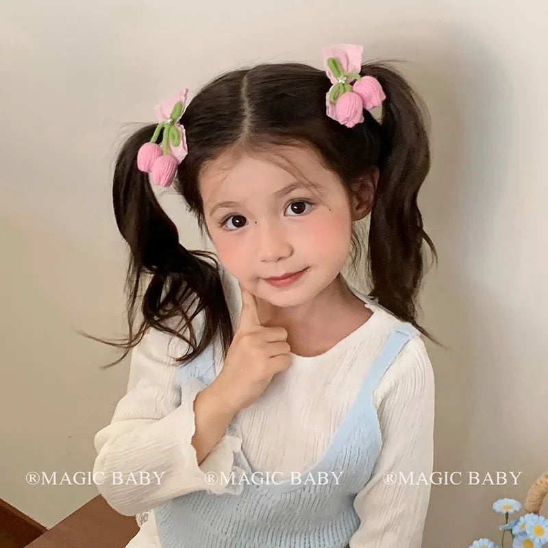 Fashion Bowknot Cute Sweet Hair Clips for Baby Girls Kawaii Classic Elegant Alligators for Kids Children Hair Accessories Chic