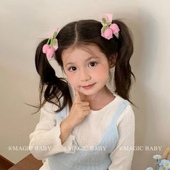 Fashion Bowknot Cute Sweet Hair Clips for Baby Girls Kawaii Classic Elegant Alligators for Kids Children Hair Accessories Chic
