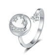 The opening is adjustable. / Silver02