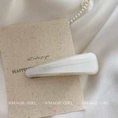Female Pink White Minimalistic Snap Clips Fashion Elegant Customized Wholesale in Stock Hairpins Accessories for Women Party