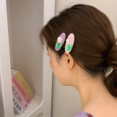 Elegant Chic Hair Clips for Women Girls Sweet Cute Alligators Flowers Imitation Pearl Hair Accessories Alloy for Parties