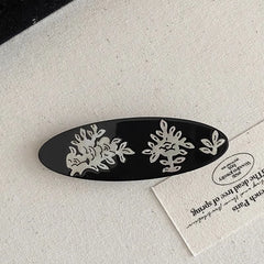 Brand New Fashion Solid Color Flower Hair Clips for Women Glitter Trendy Chic Alligator Haarspange for Women Hair Accessories