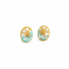 Fashion Star Copper S925 Silver Stud Earrings for Girls Trendy Pearl Jewelry for Women Ladies WHolesale China Manufacturer