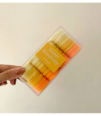 Simple High Elastic Scrunchies for Kids Durable Solid Color Hair Ties for Baby Girls Stock of Hair Accessories