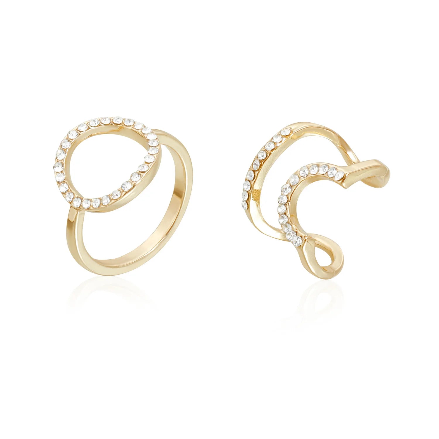 Fashion Simple Trendy Stylish Rings for Girls Minimalistic Elegant Art Deco Dainty Jewelry for Women Ladies Accessories Chic
