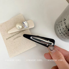 Vintage Glitter Imitation Pearl Hair Clips Chic Alloy Hair Accessories for Girls and Women Sparkle Fashion for Parties