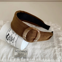 Women 2025 Hot Sale Lightweight Wide Headbands Fashion Elegant Vintage Bulk Order in Stock Hairband Accessories for Female Daily