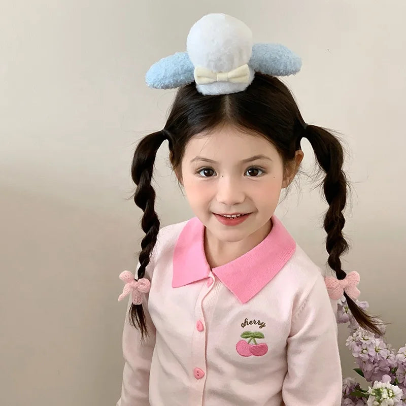 Fashion Sweet Cute Toque Blanche Hair Clips for Baby Girls Kawaii Stylish Chic Lovely Alligators for Kids Child Hair Accessories