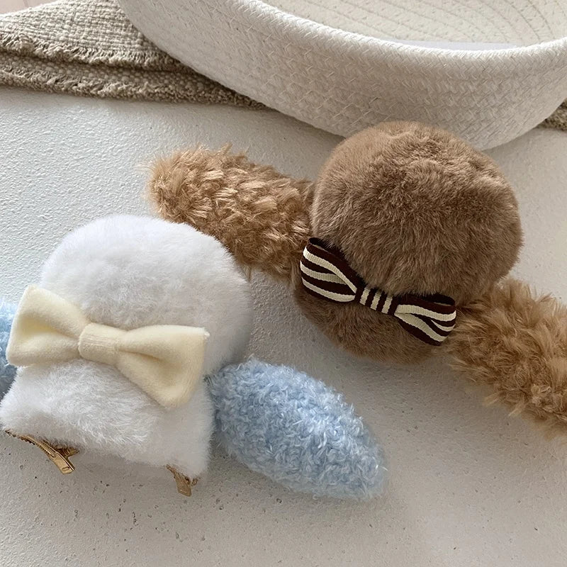 Fashion Sweet Cute Toque Blanche Hair Clips for Baby Girls Kawaii Stylish Chic Lovely Alligators for Kids Child Hair Accessories