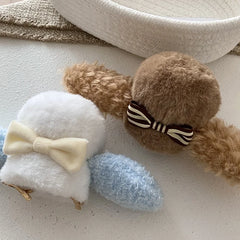 Fashion Sweet Cute Toque Blanche Hair Clips for Baby Girls Kawaii Stylish Chic Lovely Alligators for Kids Child Hair Accessories