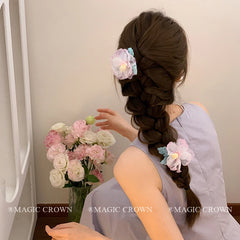 Fashion Vintage Flower Sweet Hair Clips for Girls Elegant Cute Stylish Alligator for Women Ladies Hair Accessories in Stock