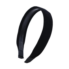 2025 Hot Sale High Quality Elegant Vintage Velvet Wide Headbands Solid Color Female Hairbands Accessory