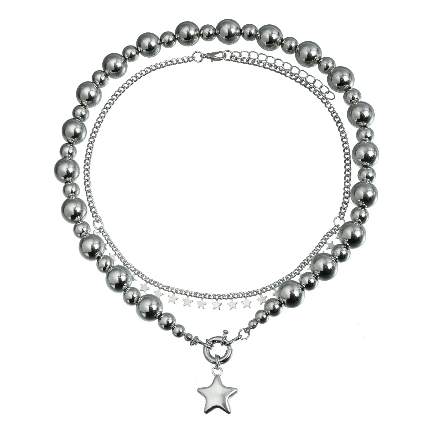 Fashion Simple Trendy Stylish Star Glamorous Necklaces for Girls Sweet Spicy Y2K Ins Style Jewelry for Women Ladies Accessories