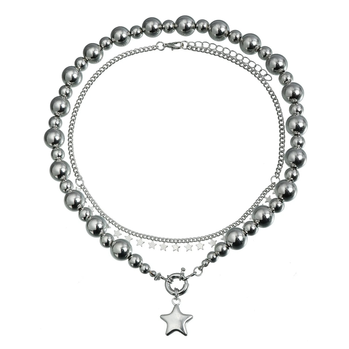 Fashion Simple Trendy Stylish Star Glamorous Necklaces for Girls Sweet Spicy Y2K Ins Style Jewelry for Women Ladies Accessories