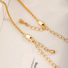 Female Hand-Painted Drip Glaze Freshwater Pearl 18k Gold-plated Pendant Necklace Elegant Vintage Low MOQ in Stock Daily Jewelry