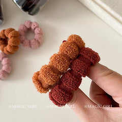 Brand New Simple Solid Color High Elastic Scunchies for Girls Stylish Sporty Style Hair Ties for Women Ladies Hair Accessories