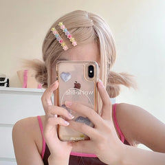 Fashion Colorful Heart Shaped Star Hair Clips for Girls Sweet Cute Elegant Alligator Haarspange for Women Lady Hair Accessories