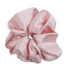 Elegant and Lustrous Solid Color Scrunchies Simple Fashion Hair Ties for Women and Girls Minimalistic Hair Accessories