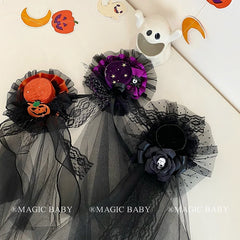 2025 Halloween Pumpkin Skeleton Hair Clips for Baby Girls Devil Vampire Spooky Alligators for Kids Children Hair Accessories