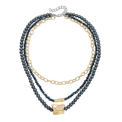 Fashion Layered Wearing Sexy Luxury Necklaces for Girls Elegant Earrings Jewelry Suits Sets for Women Ladies Accessories Chic