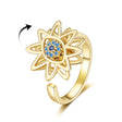 The opening is adjustable. / Gold