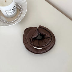 Ladies Solid Colored New Design Large Scrunchies Fashion Elegant Simple High Elastic in Stock Hair Ties Accessories for Women