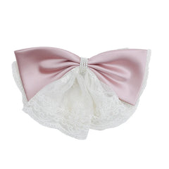 French Style Bowknot Lace Elegant Hair Clips for Girls Exaggerated Luxurious Barrettes for Women Lady Hair Accessories in Stock