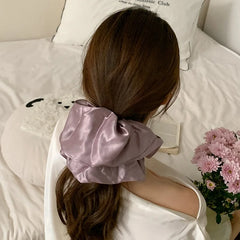 2025 Hot Sale High Elastic Ponytail Holder Scrunchies Elegant Vintage Simple in Stock Hair Ties Accessories for Women Daily Use