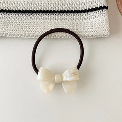 Brand New Simple Bowknot Solid Color Scunchies for Girls Fashion Sweet Hair Ties for Women Ladies Hair Accessories High Elastic