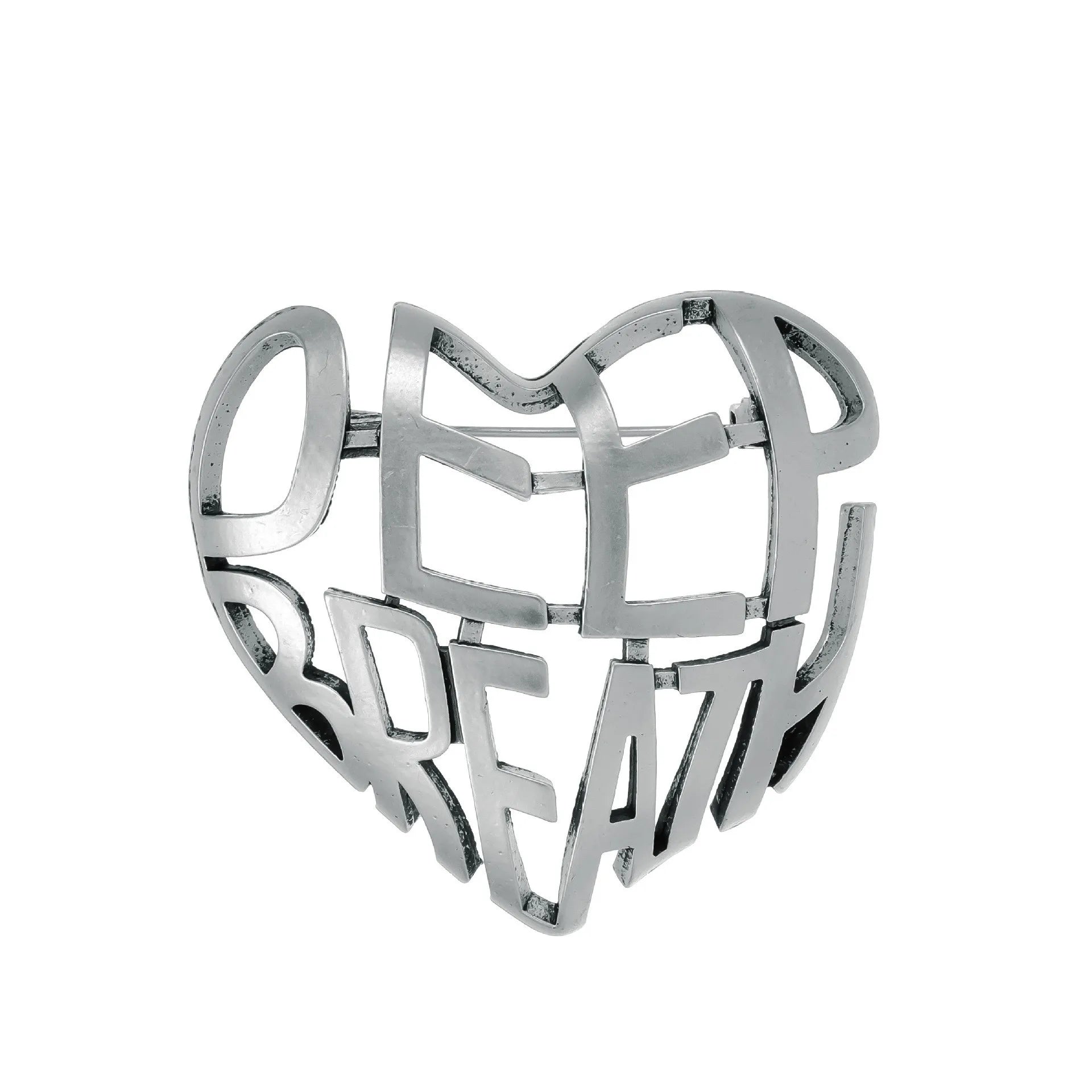 Fashion Simple Heart Shaped Sweet Brooches for Girls Cute Minimalistic Pins Jewelry for Women Ladies Accessories New Design