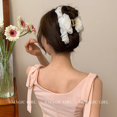 Brand New Elegant Solid Color Hair Claw Clips for Girls Ladies-Simple Classic Minimalistic Hair Accessories Sweet for Daily Use