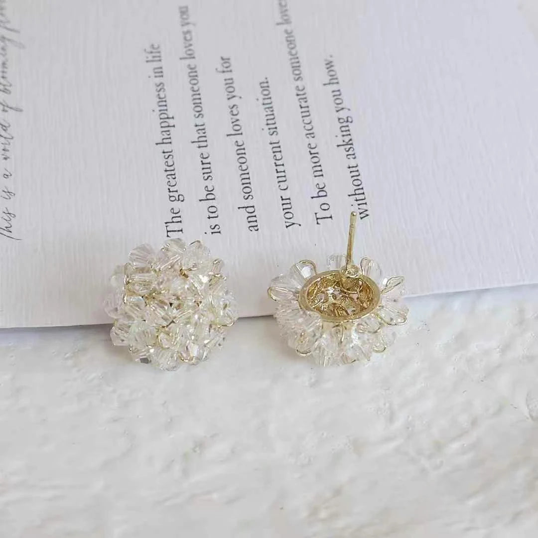 Women Creative Design Simple Stud Earring Trendy Popular Chic Sparking Bulk Order High Quality Jewelry Accessories for Causal