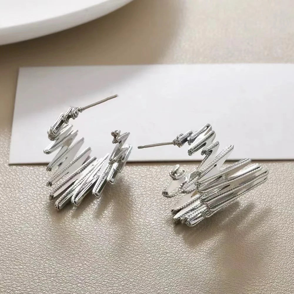 Fashion Simple Art Deco Drop Earrings for Girls Trendy Stylish Jewellry for Women Ladies Bijuterias Accessories Chinese Supplier