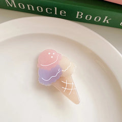 Cute Animals Stripe Heart Shaped Sweet Hair Clips for Girls and Women Graceful Alligator Accessory for Party Fashion