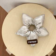 Cute Sweet Dot Lustrous Star Scrunchies for Girls Fashion Chic Trendy Playful Hair Ties for Women Ladies Hair Accessories