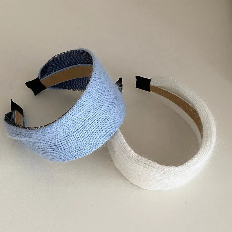 Women Solid Color Dilated Hairbands Fashion Elegant Simple Customized Wholesale in Stock Headbands Accessories for Female Causal
